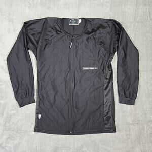 Bohn Body Armor Jacket Men's XL Black No Pads USA Nylon Biker Jacket